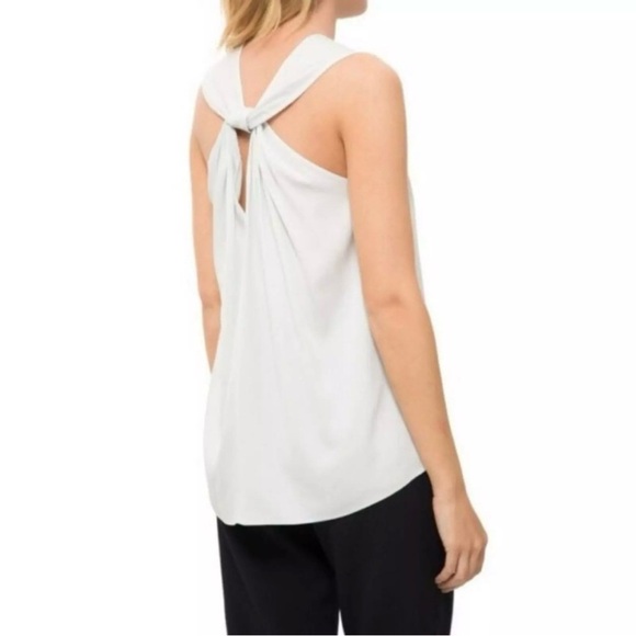 Helmut Lang Black Draped Twist Back Tank - Picture 6 of 6